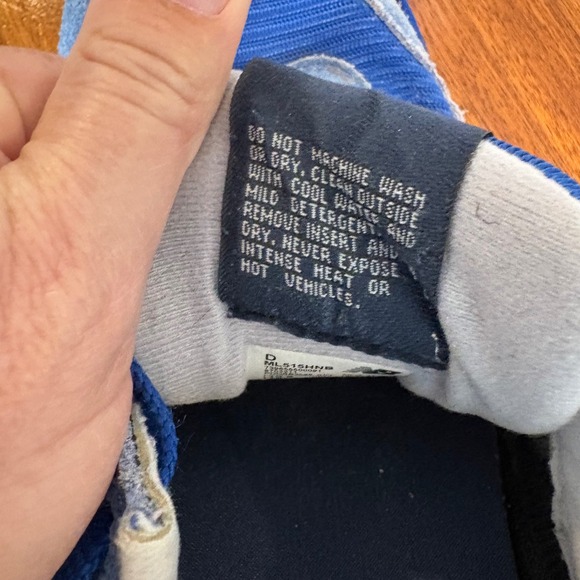 New Balance 515 Blue Suede Mesh Sneakers Men's 10.5 Light Blue Navy - Picture 11 of 13